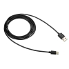 Кабель Type C/USB 2.0 Power & Data output, 5V 1A, OD 3.2mm, PVC Jacket, 1.8m, black CANYON <CNE-USBC2B>