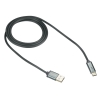 КабельType C/USB 2.0, with LED indicator, Power & Data output, 5V/9V 2A, OD 3.8mm, PVC Jacket, 1m, drak grey CANYON <CNS-USBC6DG>