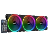 Комплект вентиляторов Aerocool ORBIT RC: 3x RGB 120х120х25мм ORBIT вентилятора c пультом ДУ (4713105962963)