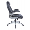 Кресло руководителя Бюрократ CH-S860A/BLACK черный искусственная кожа  (пластик серебро)