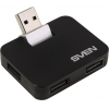 SVEN <HB-677 Black>  4-port USB Hub