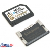 Kingston <MMCM/1GBCS> MultiMedia Card Mobile (MMCmobile) 1Gb Dual-Voltage + RS-MMC-->MMC Adapter