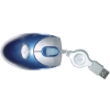 A4Tech Retractable Mini Optical Notebook Mouse <BW-18K-Blue(2)> (RTL)  3but+Roll USB уменьшенная