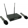 Axelvox <DWS7000HT> радиомикрофонная система UHF (2-канальный приемник + 2  динамических микрофона)