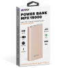 MPX15000 GOLD Мобильный аккумулятор Hiper MPX15000 Li-Pol 15000mAh 2.4A+3A+3A  золотистый 2xUSB
