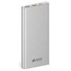 Внешний аккумулятор HIPER Power Bank <MPX10000 Silver> (2xUSB 3A, USB-C  3A, 10000mAh, Li-Pol)