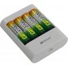 Зарядное уст-во GP <GPU411270AAHCF-2UE4> PowerBank (NiMh, AA/AAA)  +AAx4шт аккум.