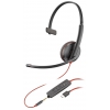 Моно гарнитура PLANTRONICS Blackwire C3215-C, черный  / красный