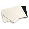 Блокнот Moleskine VOLANT QP711BK Pocket 90x140мм 80стр. линейка мягкая обложка  черный (2шт)