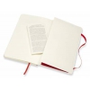 Блокнот Moleskine CLASSIC SOFT QP617F2 Large 130х210мм 192стр. клетка  мягкая обложка красный