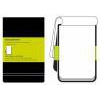 Блокнот Moleskine REPORTER QP518 Large 130х210мм 240стр. нелинованный твердая  обложка черный