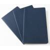Блокнот Moleskine CAHIER JOURNAL CH218 Large 130х210мм обложка картон 80стр. нелинованный  синий  индиго  (3шт)