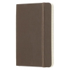 Блокнот Moleskine CLASSIC SOFT QP611P14 Pocket 90x140мм 192стр. линейка  мягкая обложка коричневый
