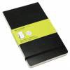 Блокнот Moleskine REPORTER SOFT QP818 Large 130х210мм 192стр. нелинованный мягкая  обложка черный