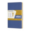 Блокнот Moleskine VOLANT QP711B41M17 Pocket 90x140мм 80стр. линейка мягкая обложка синий/желтый  янтарный (2шт)