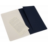 Блокнот Moleskine CAHIER JOURNAL CH216 Large 130х210мм обложка картон 80стр. линейка синий  индиго (3шт)