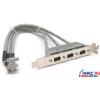 GigaByte <12CF1-1IE006-00> планка портов 3 Ports IEEE1394 (6pin)