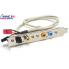 GigaByte <12CR1-1SPAUD-11> планка портов  Audio Combo (SPDIF, RCA, subwoofer, rear speaker)