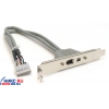 GigaByte <12CF1-1IE008-11> планка портов 2 Ports IEEE1394 (6pin+4pin)