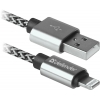 Кабель LIGHTNING TO USB2 1M WHITE ACH01-03T 87809 DEFENDER