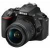 Nikon D5600 18-55 VR KIT  <Black> (24.2Mpx,27-82.5mm,3x,F3.5-5.6,JPG/RAW,SDXC,3.2",USB2.0,WiFi,BT,HDMI,Li-Ion)