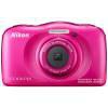 VQA012K001 Фотоаппарат Nikon CoolPix W100 розовый 13.2Mpix Zoom3x 2.7" 1080p 22Mb SDXC/SD/SDHC CMOS  1x3.1 5minF