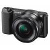 ILCE5100LB.CEC Фотоаппарат Sony Alpha A5100 черный 24.3Mpix 3" 1080p WiFi E PZ  16-50mm  f/3.5-5.6  OSS