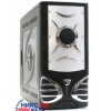 Miditower UTT KAPPA <3106W> Black-Silver Window ATX 350W (20+4пин), с дверцей