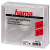 Hama <44752> Коробка для CD/DVD на 2 диска, уп.  5 шт