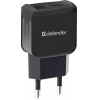Адаптер питания EPA-13 5V/2.1A 2XUSB 83840 DEFENDER