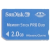 SanDisk Memory Stick PRO DUO MagicGate 2Gb + MS DUO-->MS Adapter