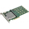 Аксессуар для серверного оборудования NVME AOC CARD AOC-SHG3-4M2P-O Supermicro