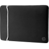 Чехол HP Blk-Sil Chroma Sleeve <2UF62AA> (неопрен,  чёрный/серебристый, 15.6")