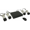 Orient <XVR+4B/2M> (XVR 4 Video In AHD, 100FPS, 1xSATA, LAN, 3xUSB2.0, RS-485,VGA,HDMI + 4  cam  F=3.6,  LED)
