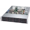 Server Case SuperMicro <CSE-826BAC4-R1K23WB> Black 12xHotSwap SAS/SATA, WIO 1200W  HS 2U RM