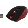 CANYON Wireless Mouse <CNS-CMSW7R Red>  (RTL) USB 4btn+Roll