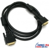 Кабель монитор - SVGA card Defender DVI-D Dual Link (25M -25M) 1.8м 2 фильтра <DVI03-06PRO>