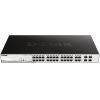 D-Link <DGS-1210-28MP/F1A> Управляемый коммутатор (24UTP 1000Mbps+  4Combo 1000BASE-T/SFP)
