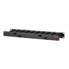 AR8602A Horizontal Cable Manager, 1U x 4" Deep, Single-Sided  with Cover