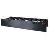 Арматура крепежная APC Horizontal Cable Manager, 2U x 6" Deep, Single-Sided  with Cover