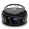 Аудиомагнитола Hyundai  H-PCD380  черный/серый  4Вт/CD/CDRW/MP3/FM(dig)/USB/BT