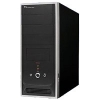 Miditower GMC G-21 Black ATX  400W  (24+4пин)