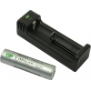 Зарядное уст-во GP <L1111865026FPE-2CRFB1> (Li-Ion,  18650)  +1шт  аккум.