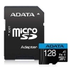 Карта памяти MICRO SDXC 128GB W/AD. AUSDX128GUICL10A1-RA1 ADATA
