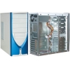 Miditower <5005268/5005071> Step GL Sky Ivory-Blue  ATX  350W (24+4пин)
