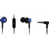 Наушники с микрофоном Defender Pulse 470 Black/Blue (шнур  1.2м) <63471>