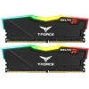 Память TEAMGROUP DELTA Gaming DDR4 Общий объём памяти 16Гб Module capacity 8Гб Количество 2 3000 МГц 1.35 В RGB черный TF3D416G3000HC16CDC01