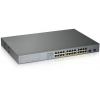 ZyXEL <GS1300-26HP> Неуправляемый коммутатор (24UTP 1000Mbps PoE+ +  2Combo 1000BASE-T/SFP)