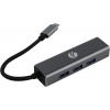 VCOM <DH310A> USB3.0 Hub 4  port,  подкл.  USB-C