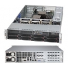 Server Case SuperMicro <CSE-825TQC-R740WB> Black 8xHotSwapSAS/SATA, E-ATX 740W HS  2U RM